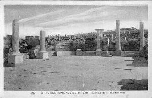 TIMGAD INTERIEUR DE LA BIBLIOTHEQUE